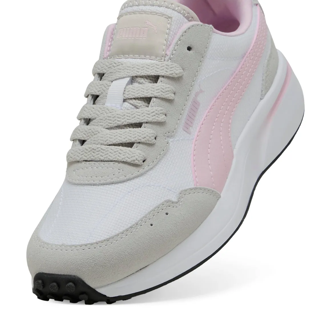 Sneakers Rétro casual bicolore da Donna grigio e rosa con logo Puma