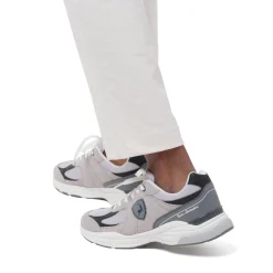Sneakers Rétro da uomo grigie e nere con inserti effetto scamosicato Tonino Lamborghini