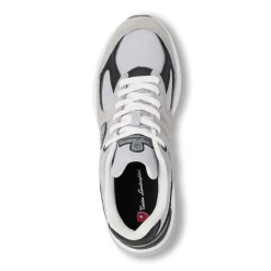 Sneakers Rétro da uomo grigie e nere con inserti effetto scamosicato Tonino Lamborghini