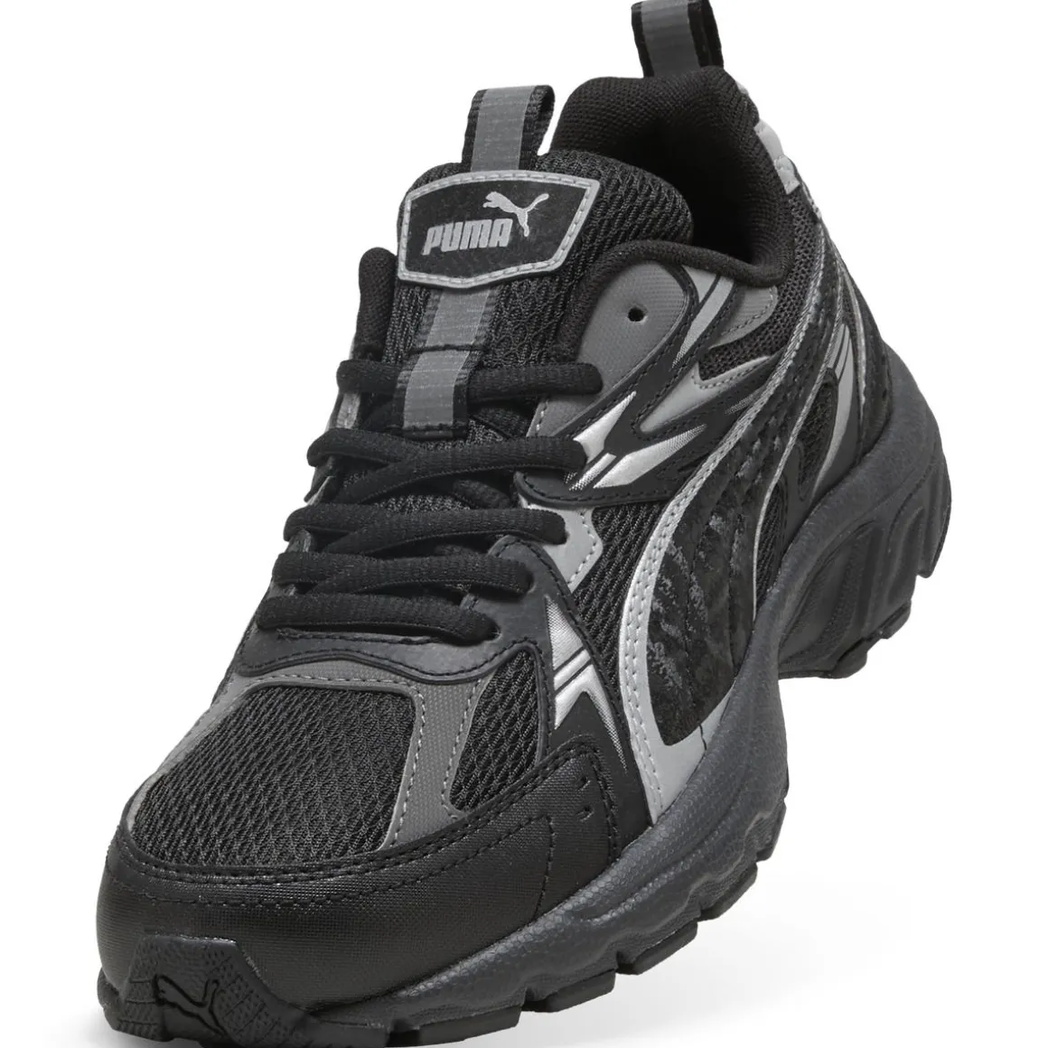 Sneakers Rétro nere e argento da Donna Puma Milenio Tech