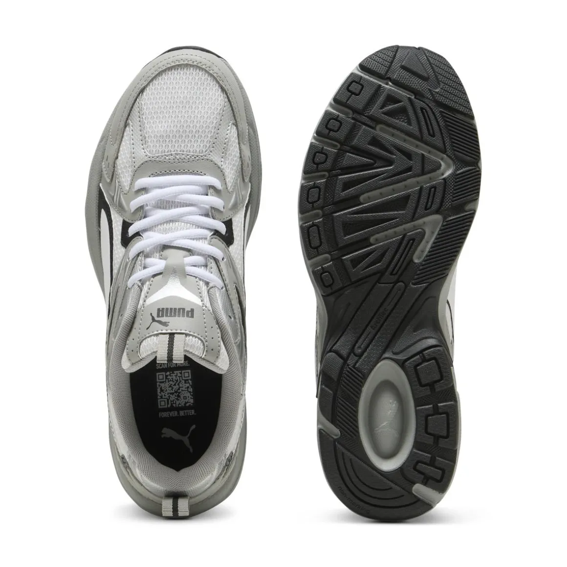 Sneakers Rétro running grigio e bianche da Uomo Puma