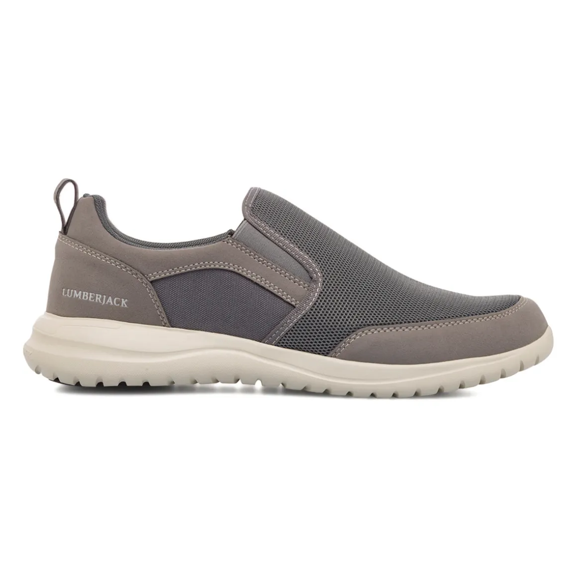 Sneakers slip-on grigie da uomo Lumberjack Lee