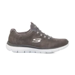 Sneakers slip-on grigie da donna Skechers Summits