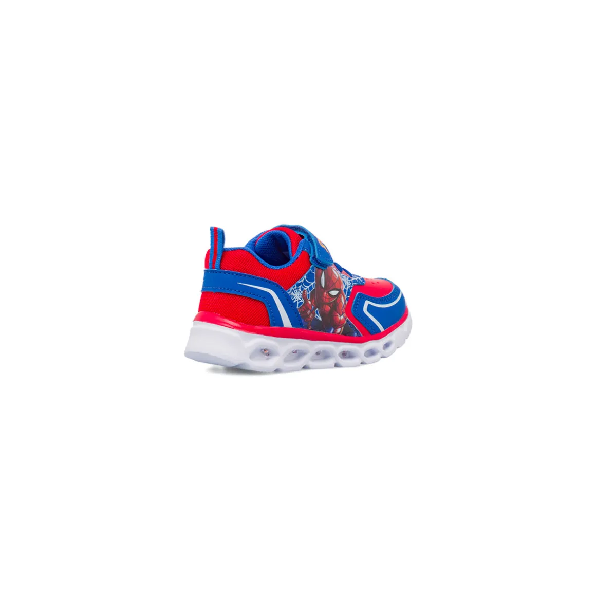 Sneakers Spiderman blu e rosse da Bambino con luci