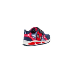 Sneakers Spiderman blu e rosse con Luci da Bambino