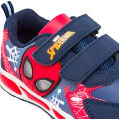 Sneakers Spiderman blu e rosse con Luci da Bambino