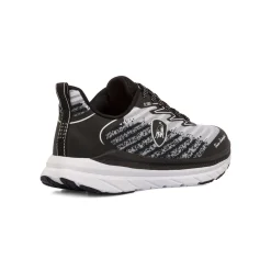 Sneakers sportive da uomo bianche e nere con logo Tonino Lamborghini