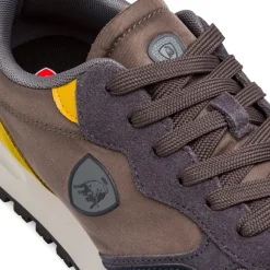 Sneakers Sportive da uomo blu e marroni Tonino Lamborghini