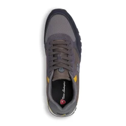 Sneakers Sportive da uomo blu e marroni Tonino Lamborghini