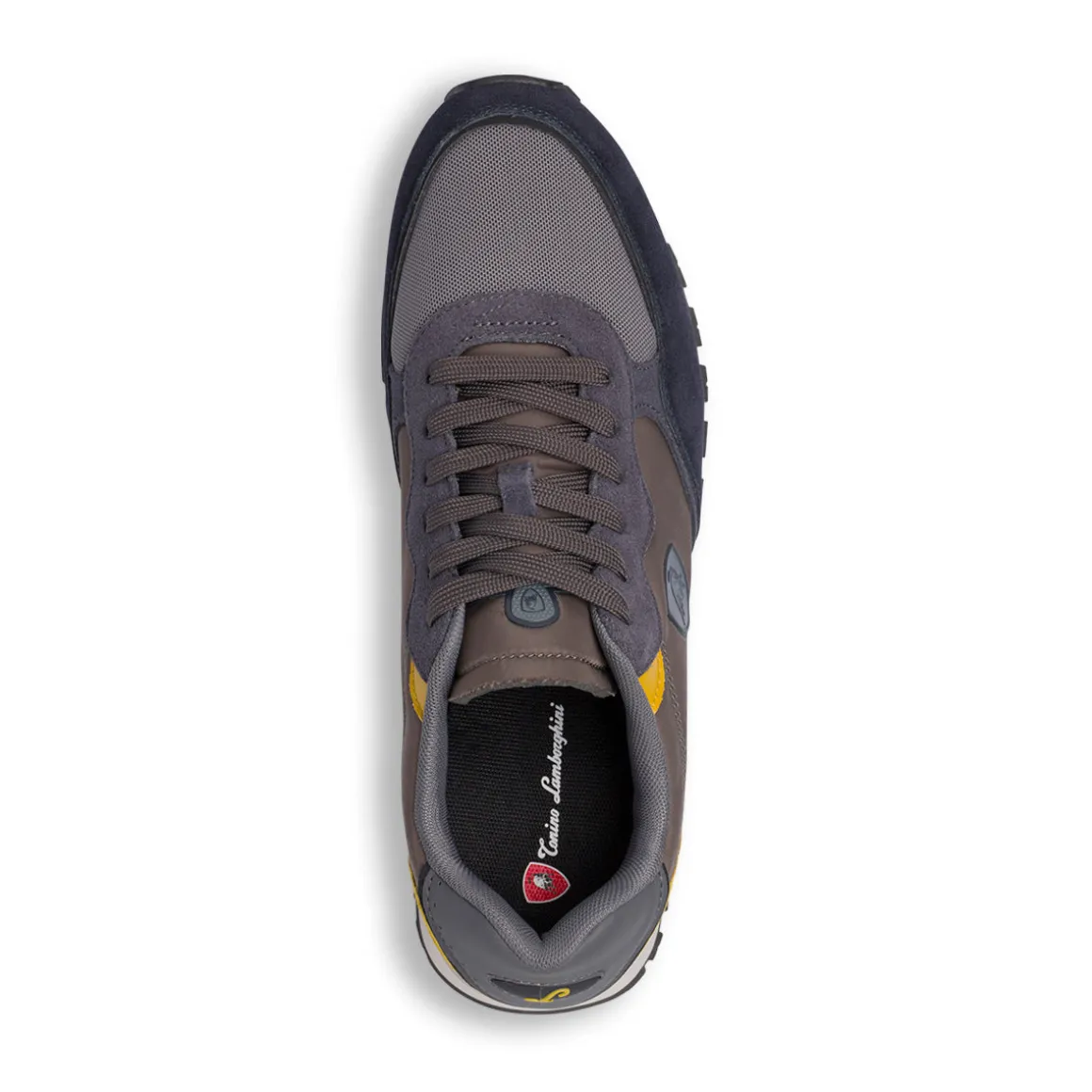 Sneakers Sportive da uomo blu e marroni Tonino Lamborghini