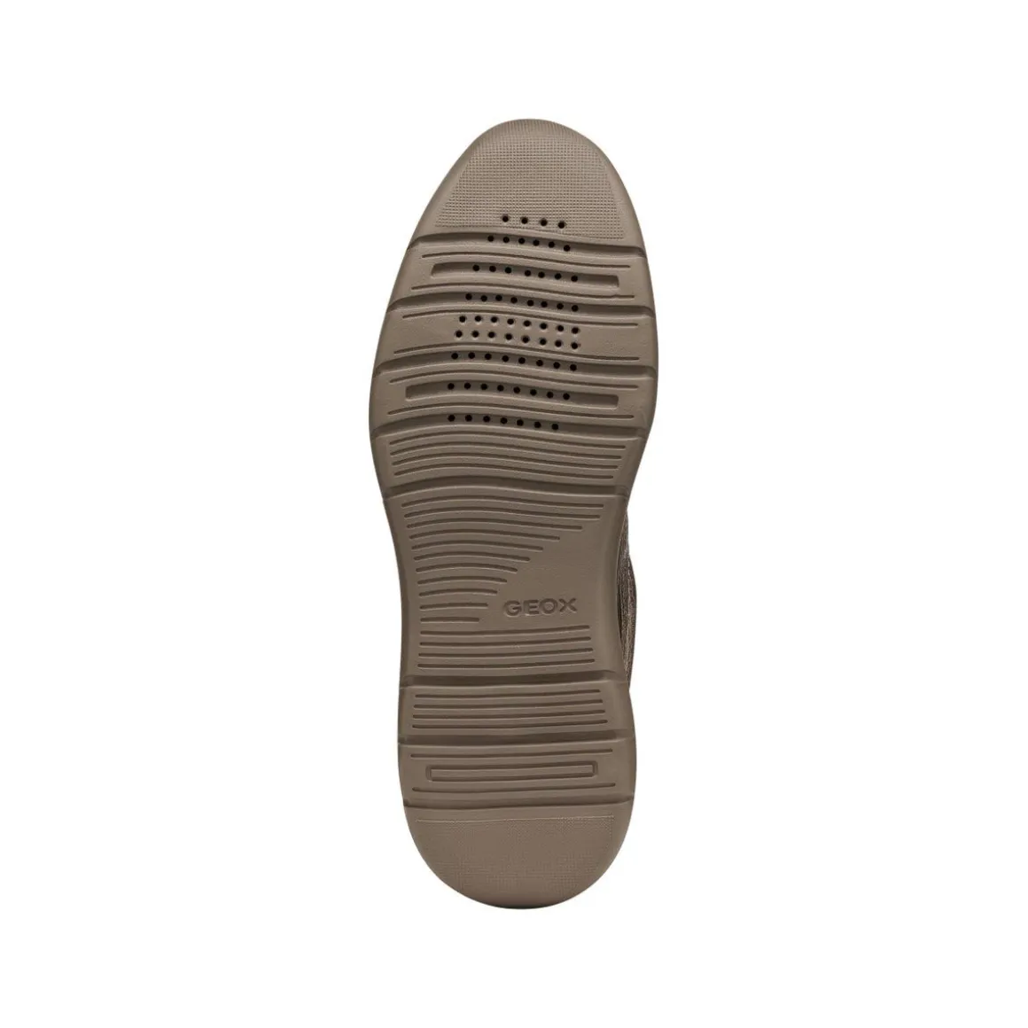 Sneakers taupe da Donna con zip e suola traspirante Geox