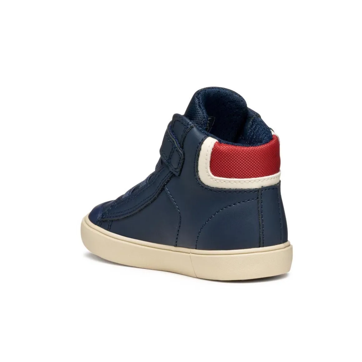 Sneakers traspiranti alte blu da Primi Passi Bambino con strappo Geox