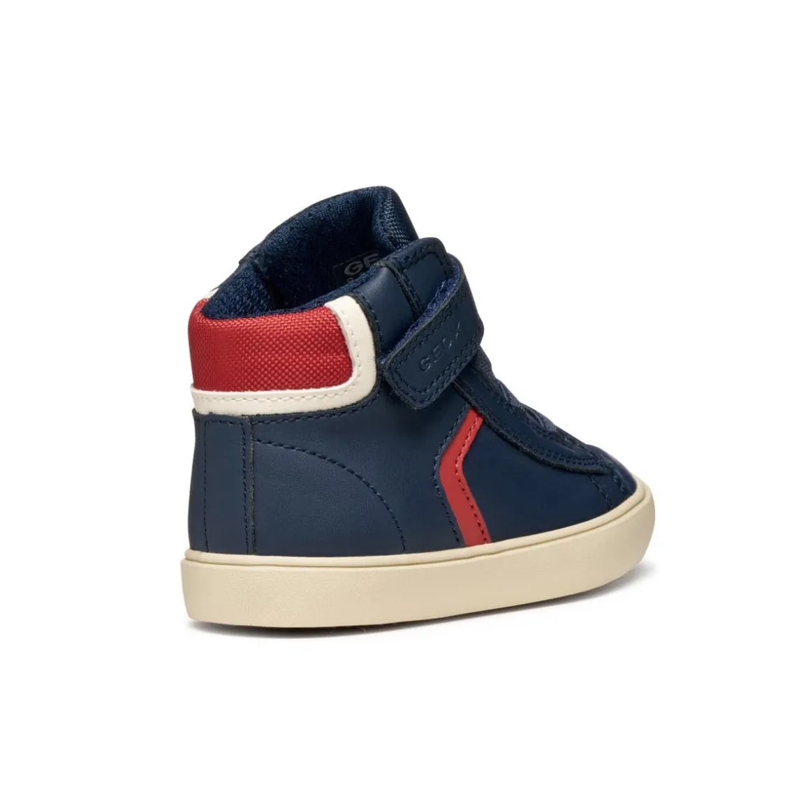 Sneakers traspiranti alte blu da Primi Passi Bambino con strappo Geox