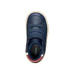 Sneakers traspiranti alte blu da Primi Passi Bambino con strappo Geox