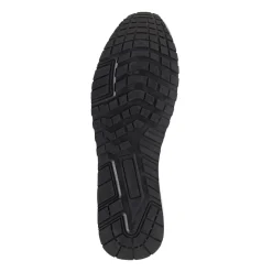 Sneakers uomo grigie e bianche in tessuto mesh con logo Diadora