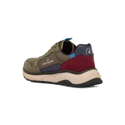 Sneakers uomo Navigare verdi con dettagli urban