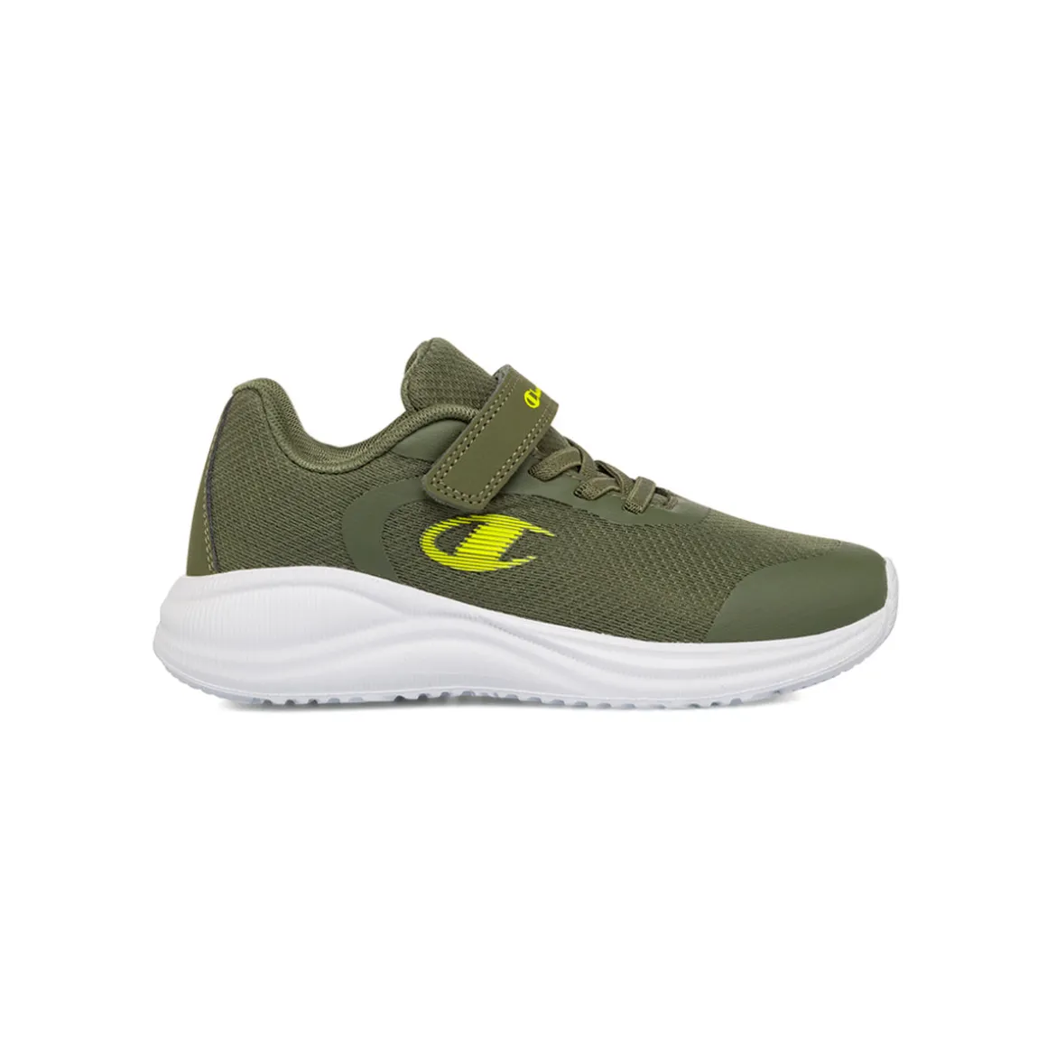 Sneakers verde militare da Bambino con chiusura a strappo Champion Syphon Engage