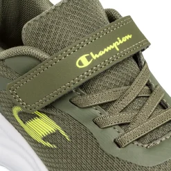 Sneakers verde militare da Bambino con chiusura a strappo Champion Syphon Engage
