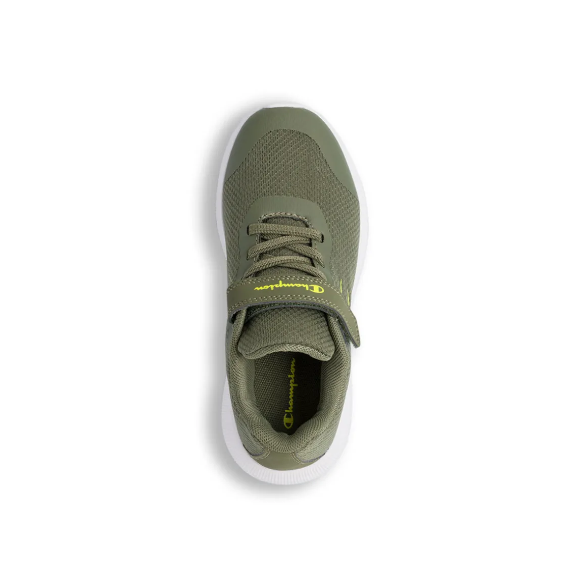 Sneakers verde militare da Bambino con chiusura a strappo Champion Syphon Engage