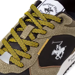 Sneakers verde militare e nere Uomo Beverly Hills Polo Club