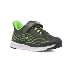 Sneakers verde militareda Bambino con strappo Tonino Lamborghini