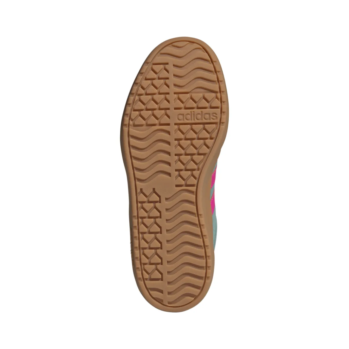 Sneakers verdi da Ragazza adidas VL Court Bold con dettagli rosa