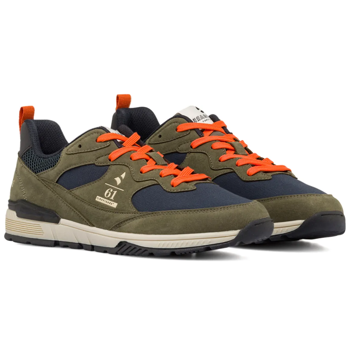 Sneakers Verdi da Uomo con dettagli in contrasto Navigare