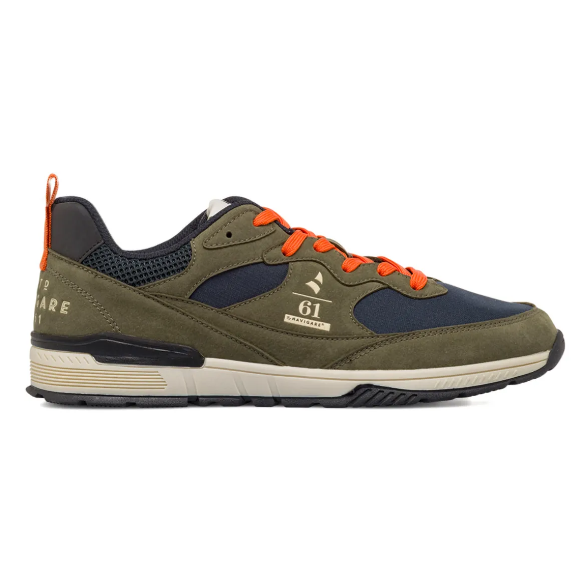 Sneakers Verdi da Uomo con dettagli in contrasto Navigare