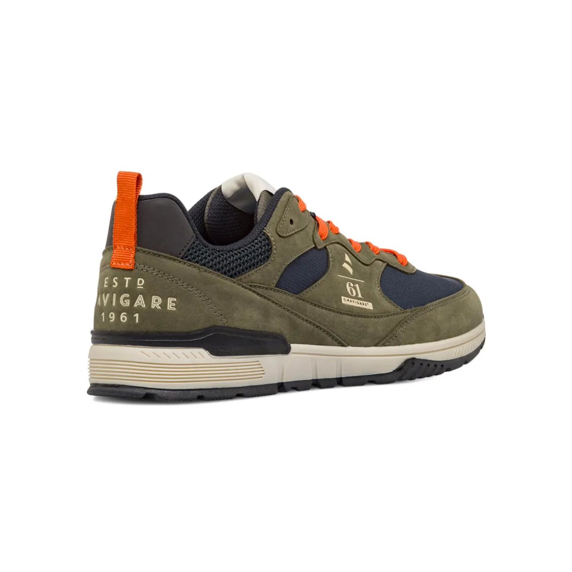 Sneakers Verdi da Uomo con dettagli in contrasto Navigare