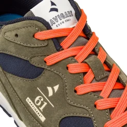 Sneakers Verdi da Uomo con dettagli in contrasto Navigare