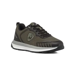 Sneakers verdi da Uomo con logo laterale Tonino Lamborghini