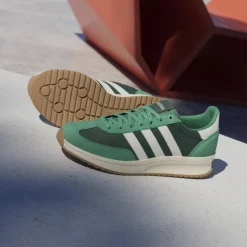 Sneakers verdi da Uomo in pelle e tessuto RUN 70s 2.0 adidas