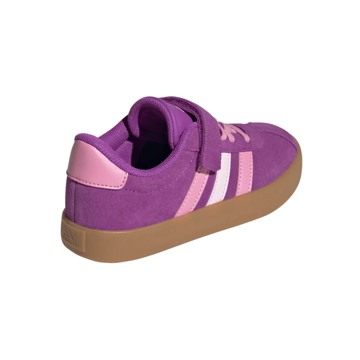 Sneakers viola da Bambina con chiusura a strappo VL COURT 3.0 adidas