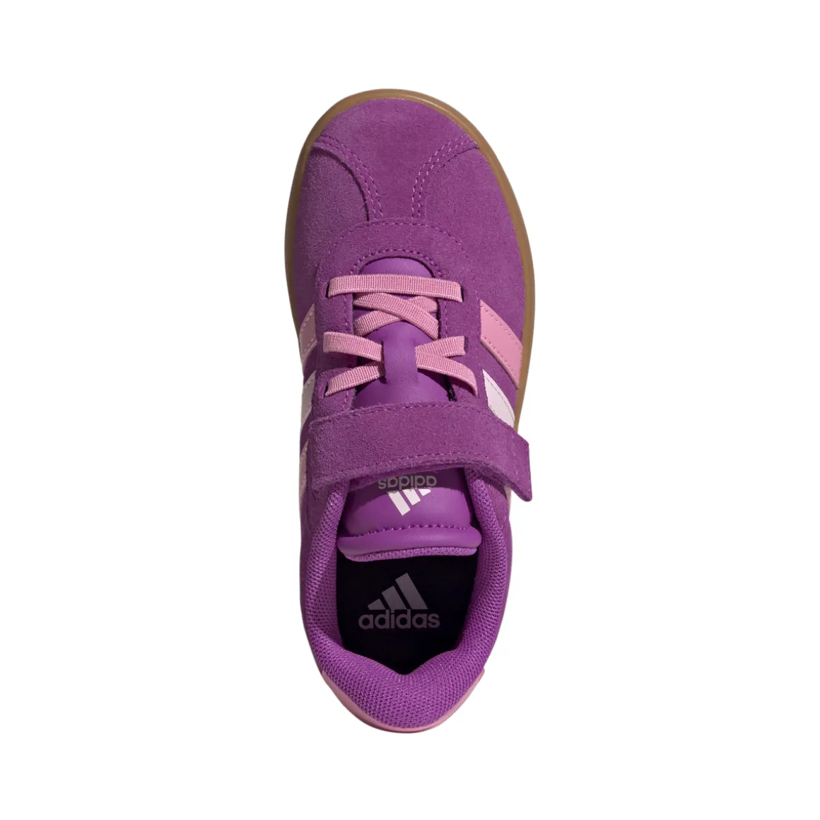 Sneakers viola da Bambina con chiusura a strappo VL COURT 3.0 adidas
