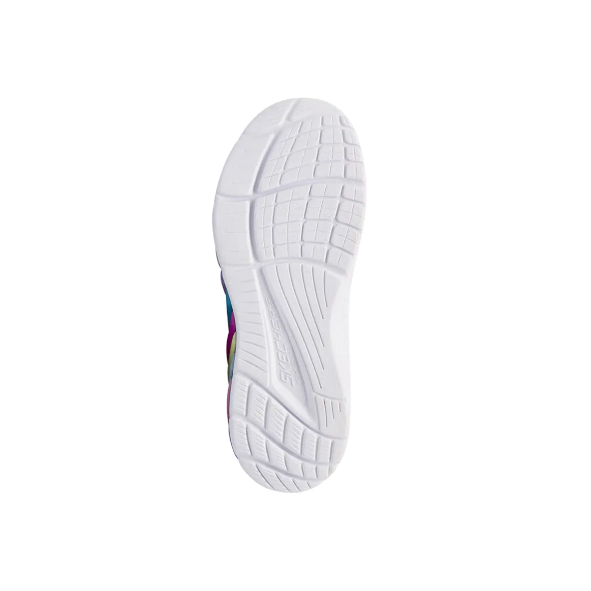 Sneakers viola da bambina con luci Skechers S Lights Rainbow