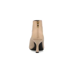 Stivaletti beige da donna con tacco 7 cm Lora Ferres