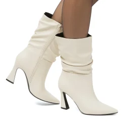 Stivaletti bianchi da Donna con tacco 9 cm Lora Ferres