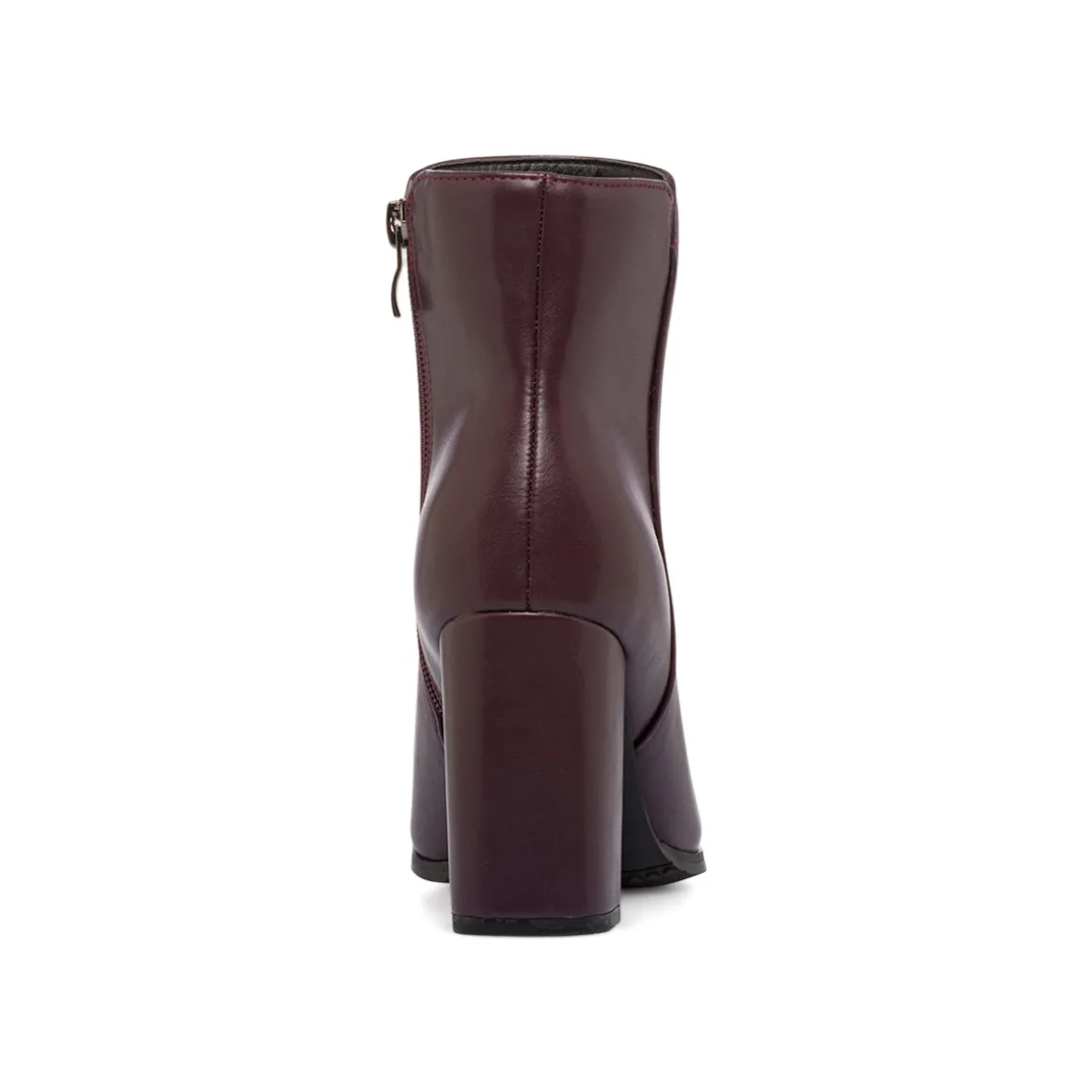 Stivaletti bordeaux da Donna con tacco a colonna 9 cm Lora Ferres