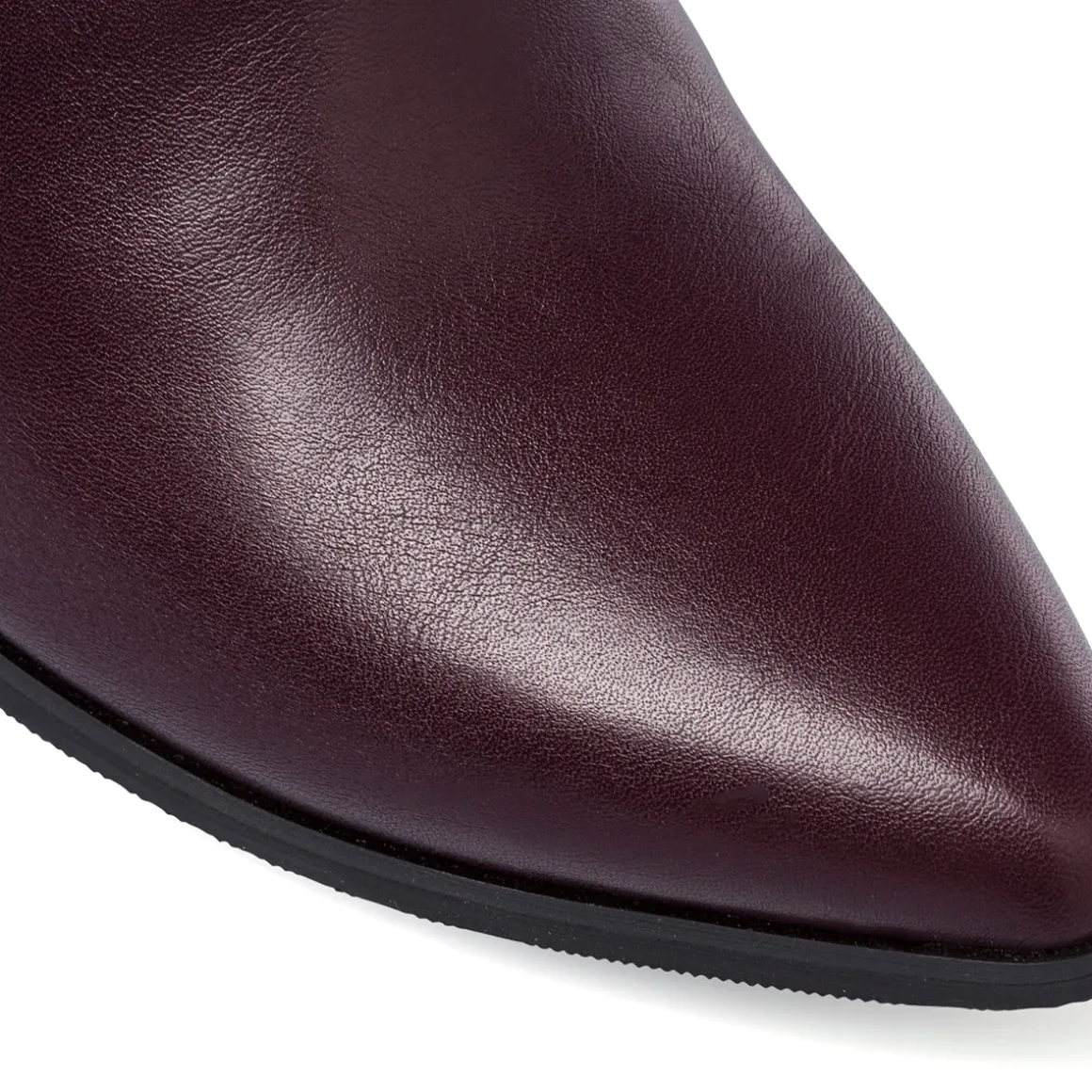 Stivaletti bordeaux da Donna con tacco a colonna 9 cm Lora Ferres