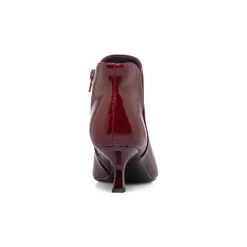 Stivaletti bordeaux da Donna con tacco a kitten 6 cm Swish Jeans
