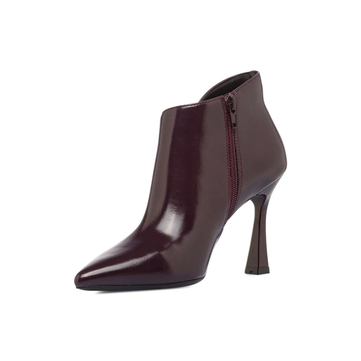 Stivaletti Bordeaux da Donna con tacco a spillo 9 cm Lora Ferres