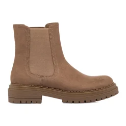 Stivaletti Chelsea da donna color taupe con suola chunky Swish Jeans