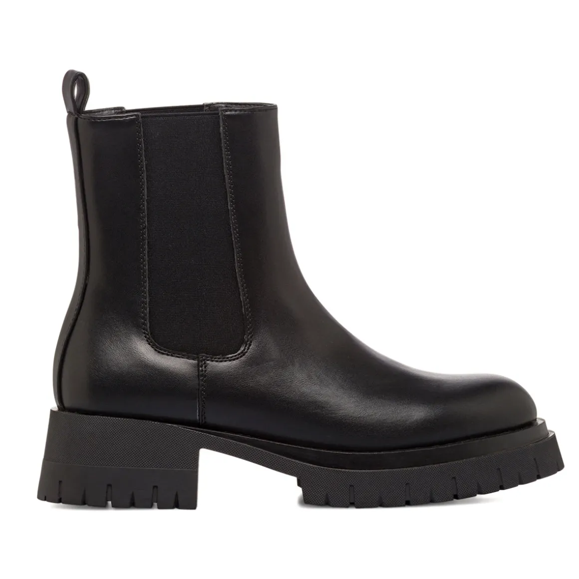 Stivaletti Chelsea da donna neri con suola chunky Swish Jeans