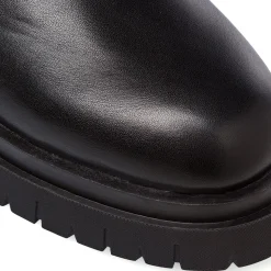 Stivaletti Chelsea da donna neri con suola chunky Swish Jeans