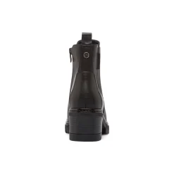 Stivaletti Chelsea da donna neri in pelle e suola chunky Americanino