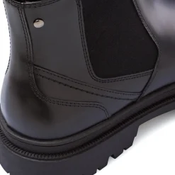 Stivaletti Chelsea neri da Uomo con elastico Riflessi Urbani