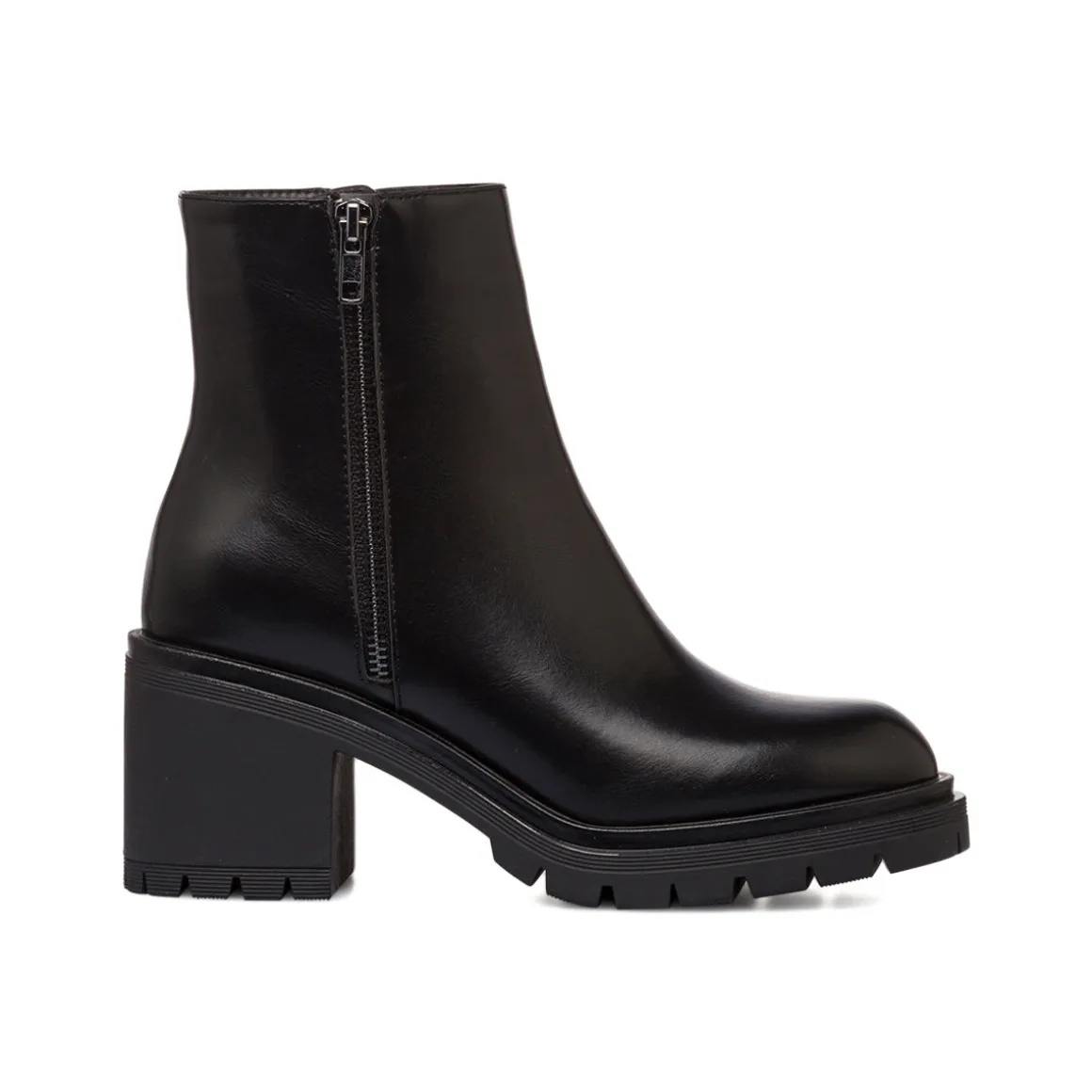 Stivaletti chunky neri con tacco 7,5 cm da donna Lora Ferres