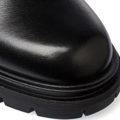 Stivaletti chunky neri con tacco 7,5 cm da donna Lora Ferres