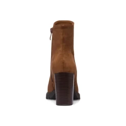 Stivaletti comfort color cuoio da Donna con tacco 8,5 cm P Soft