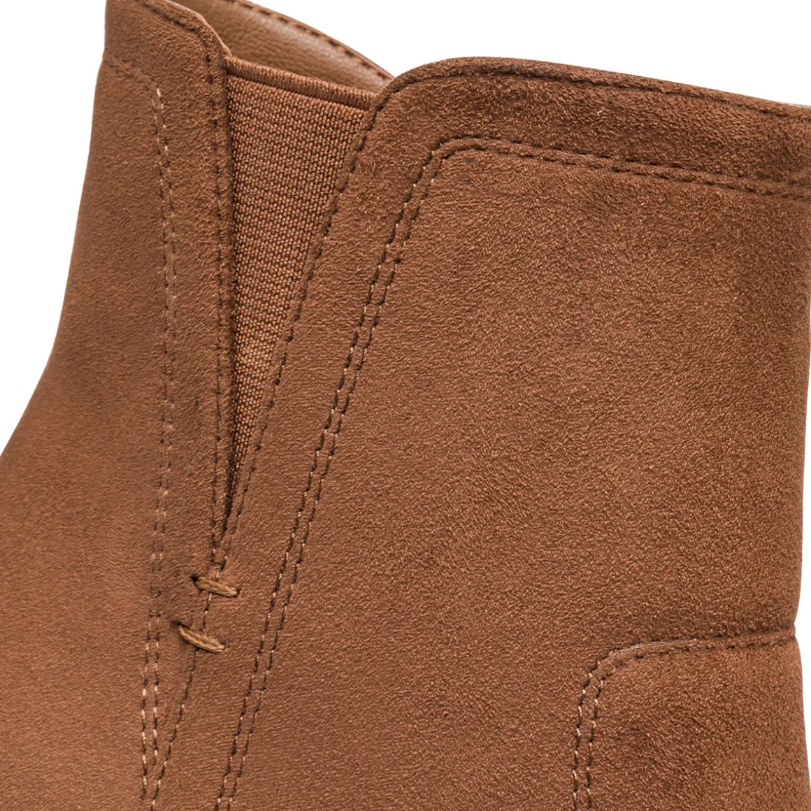 Stivaletti comfort color cuoio da Donna con tacco 8,5 cm P Soft